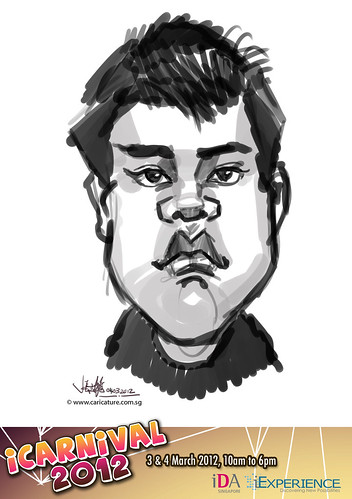 digital live caricature for iCarnival 2012  (IDA) - Day 2 - 58