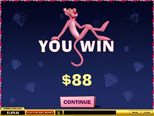 free Pink Panther bonus prize