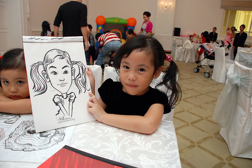 caricature live sketching for birthday party 28042012 - 3