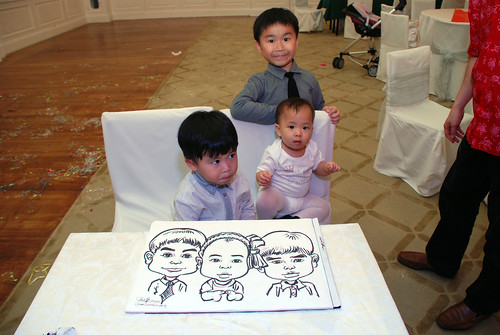 caricature live sketching for birthday party 28042012 - 17