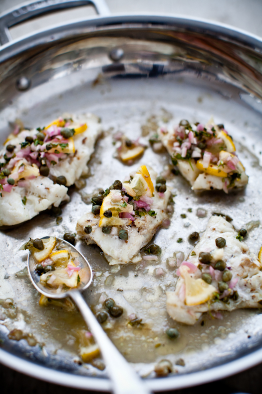 Halibut With Lemon Relish- Sprouted Kitchen