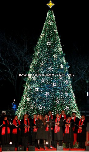 President Obama's Christmas Tree Lighting by DEMO PHOTOS by DeMond Younger