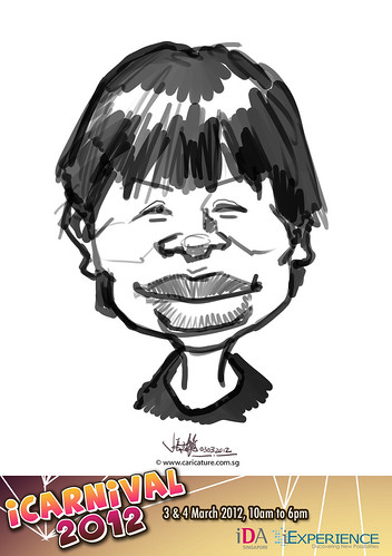 digital live caricature for iCarnival 2012  (IDA) - Day 1 - 76