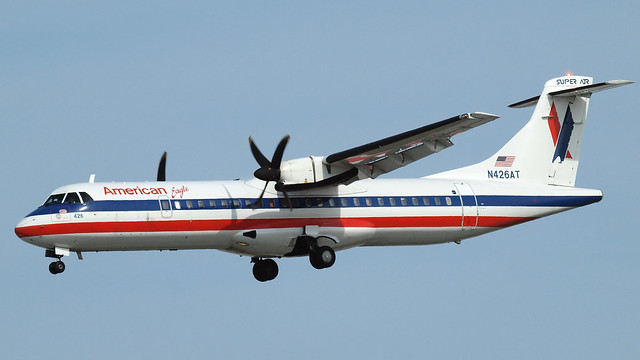 American Eagle (Executive Airlines) - Aerospatiale Alenia ATR-72-212 ...