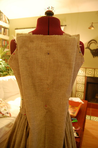 Making a robe a l'anglaise 11