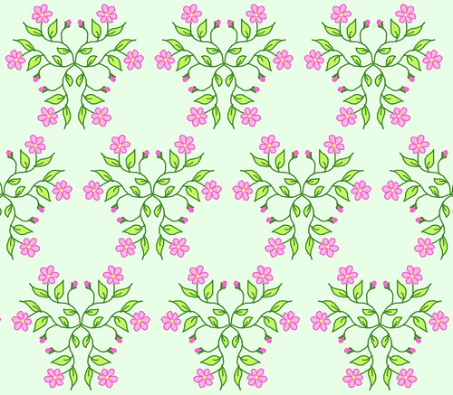 Many Pink Daisies (Kaleidoscope) by randubnick