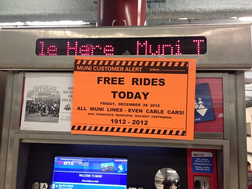 Free Muni Rides - December 28th
