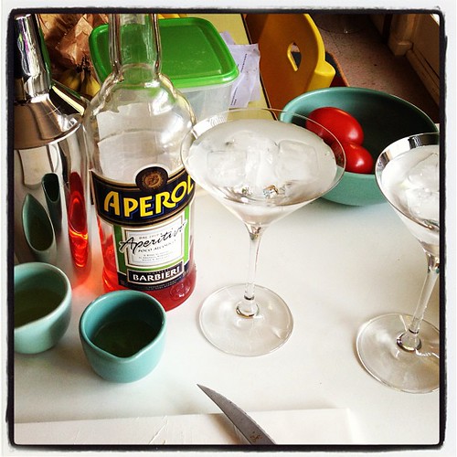 Making Aperol sours... #cocktailtime