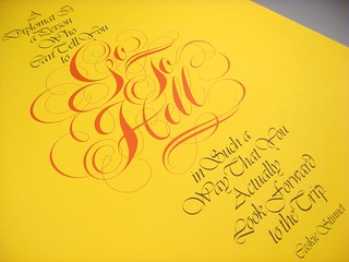 Lubalin poster set, print #4: Go To Hell poster