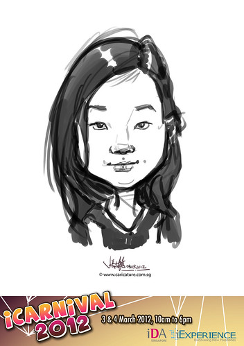digital live caricature for iCarnival 2012  (IDA) - Day 2 - 49