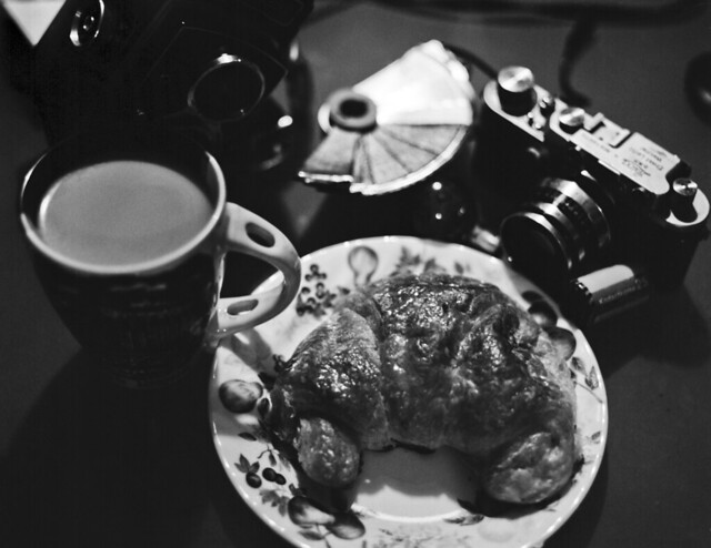 Croissant, Coffee, and Cameras..