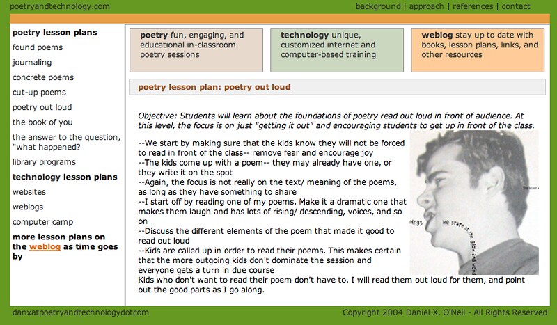 Poetry Lesson Plan: Poetry Out Loud