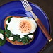 Egg with spinach & ricotta cheese
