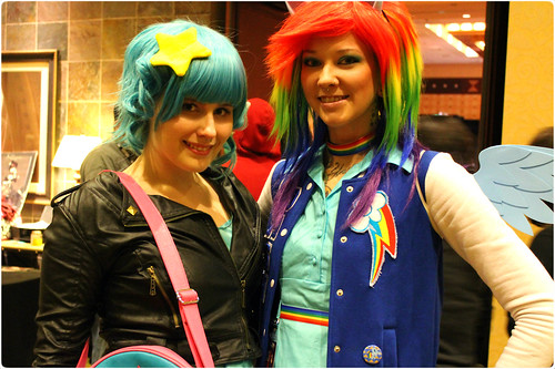 Ramona and Rainbow Dash