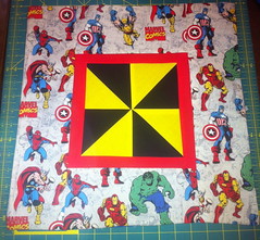 Marvel Heroes Pinwheel Pillow