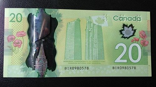 Canada new polymer $20