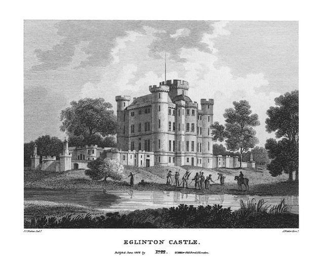  etching: Eglinton Castle