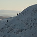 Climbers on the east face of Helvellyn