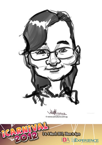 digital live caricature for iCarnival 2012  (IDA) - Day 1 - 32