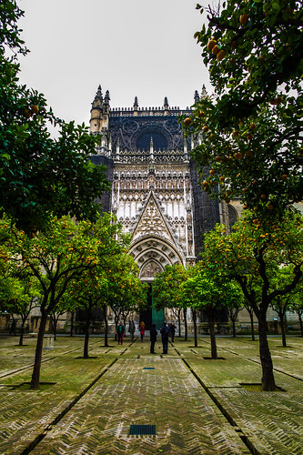 Courtyard of the oranges, Seville Cathedral