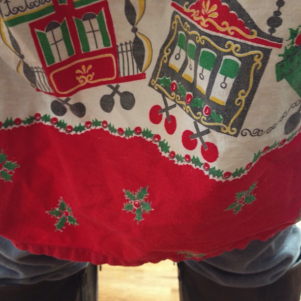 Let the #christmas cooking begin! #vintage #apron