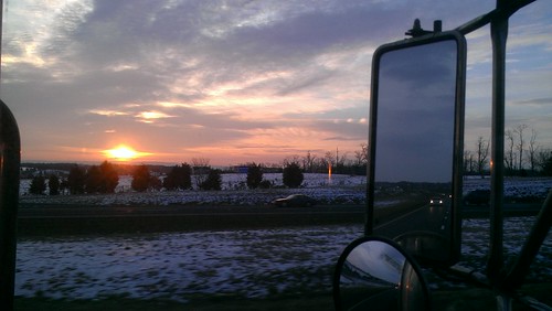Good Morning.  Sunrise along I-81 by HeyDriver