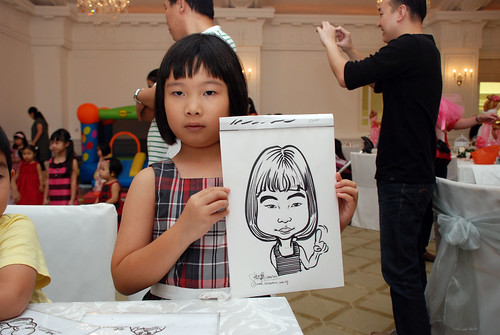 caricature live sketching for birthday party 28042012 - 10