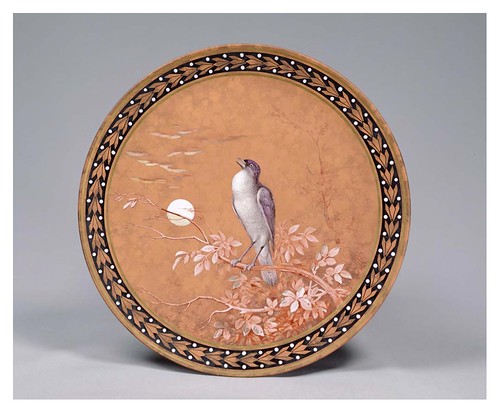 007-Plato esmaltado-siglo 19-artista Fath Kunfu-Cortesía del Tokyo National Museum