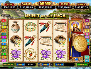 Spirit of the Inca Slot Machine