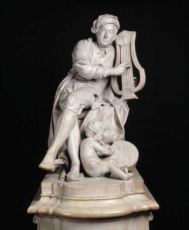 Handel' ( 1685-1759) by Louis Francois Roubillic