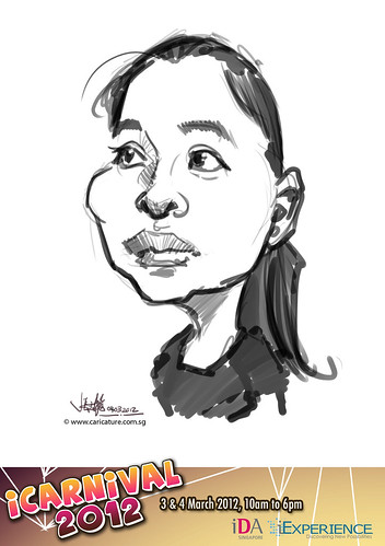 digital live caricature for iCarnival 2012  (IDA) - Day 2 - 42