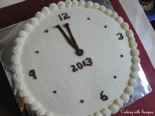 clock cake 1