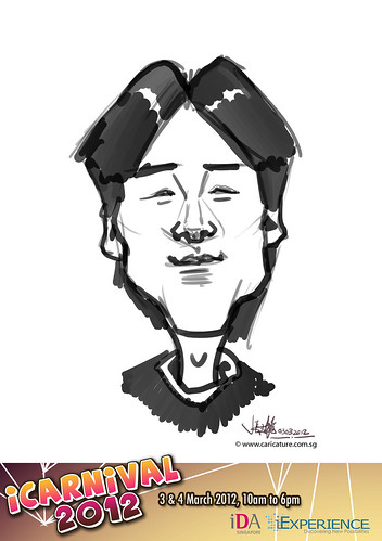 digital live caricature for iCarnival 2012  (IDA) - Day 1 - 98