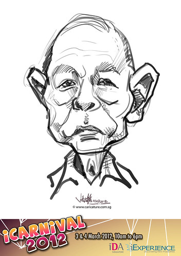 digital live caricature for iCarnival 2012  (IDA) - Day 1 - 35