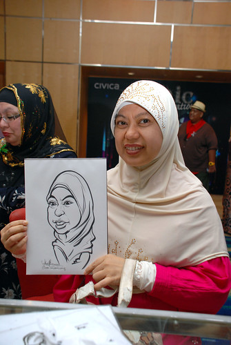 caricature live sketching for Civica Dinner & Dance 2012 - 25