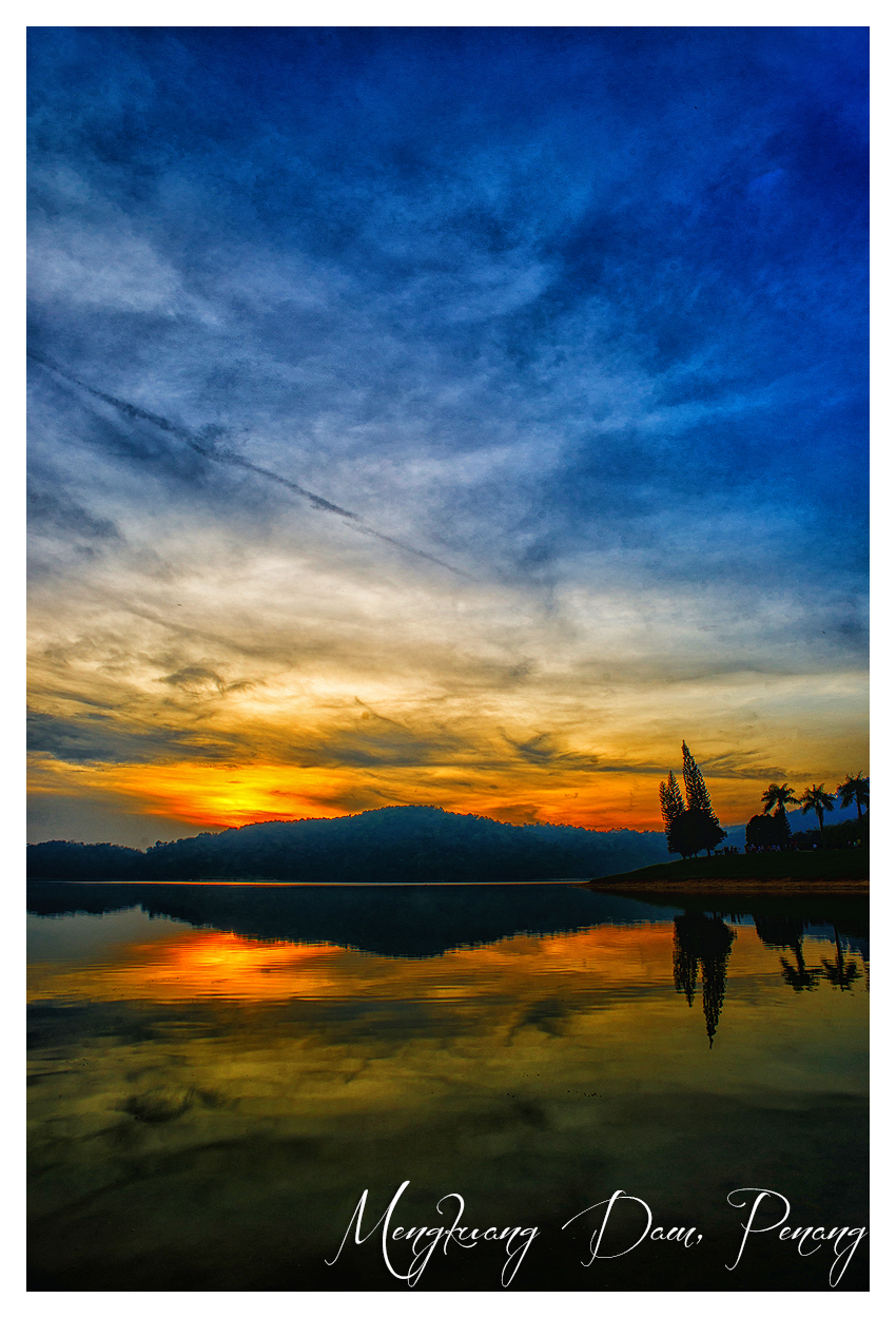 Sunrise at Mengkuang Dam, Penang