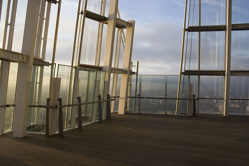 Level 72 of The Shard - open air floor