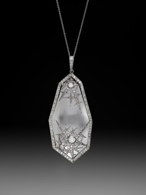 Ice Crystal Pendant by Faberge, workmaster Albert Holmstrom, St. Petersburg c 1913. 