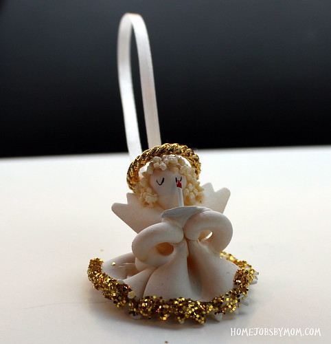 bowtie angel ornament