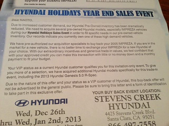 Hyundai Holidays Year End Sales Event