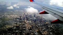 Houston Downtown from the air!