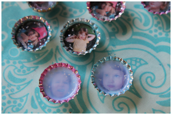 Making Picture Bottle Cap Magnets