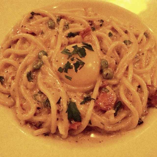 Spaghetti alla Carbonara @ Gamine