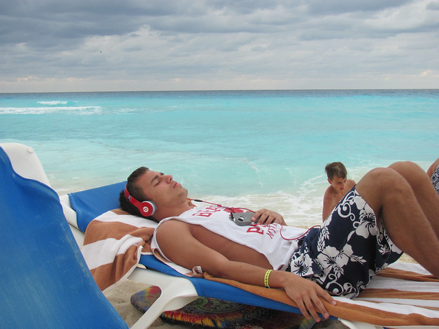Cancun Beach Relaxation