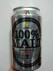 100%MALT缶