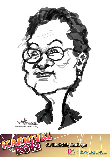 digital live caricature for iCarnival 2012  (IDA) - Day 1 - 57