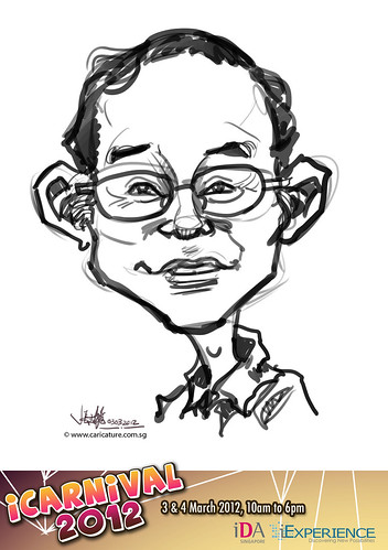 digital live caricature for iCarnival 2012  (IDA) - Day 1 - 49