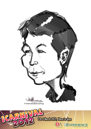 digital live caricature for iCarnival 2012  (IDA) - Day 1 - 71