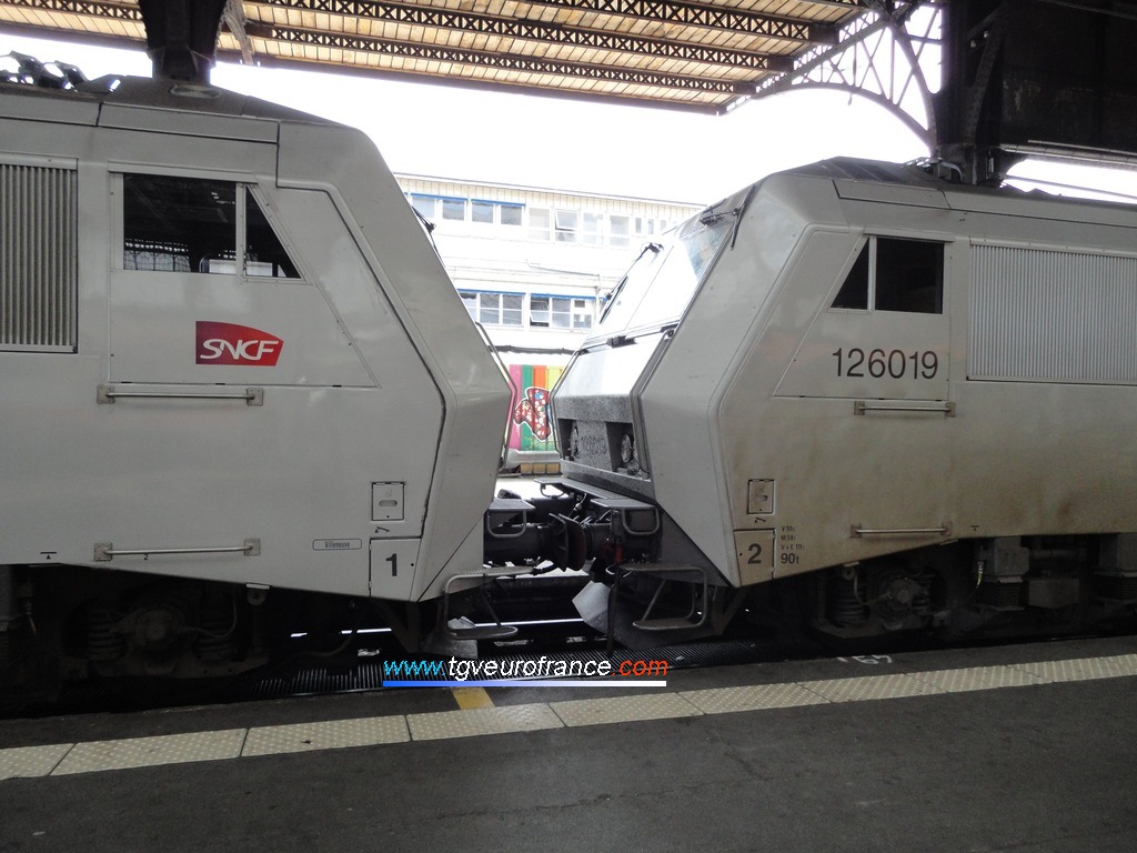 La BB26006 et la BB26019 affectées au dépôt SNCF de Villeneuve Saint-Georges