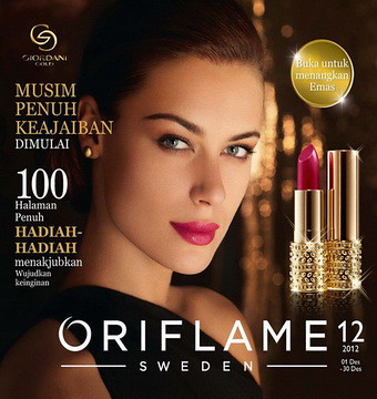 kosmetika alami blogspot Cover Katalog Oriflame C12 Desember 2012